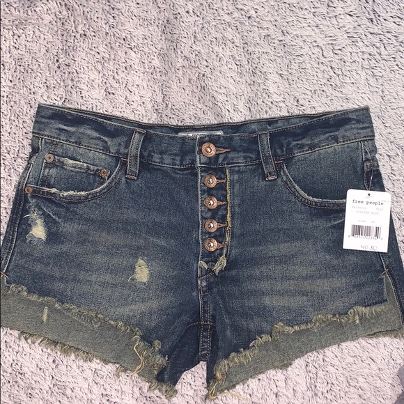 Free People Pants - Free People Button Fly Shorts